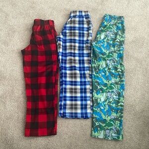 Boys Pajama Pants - Set of 3